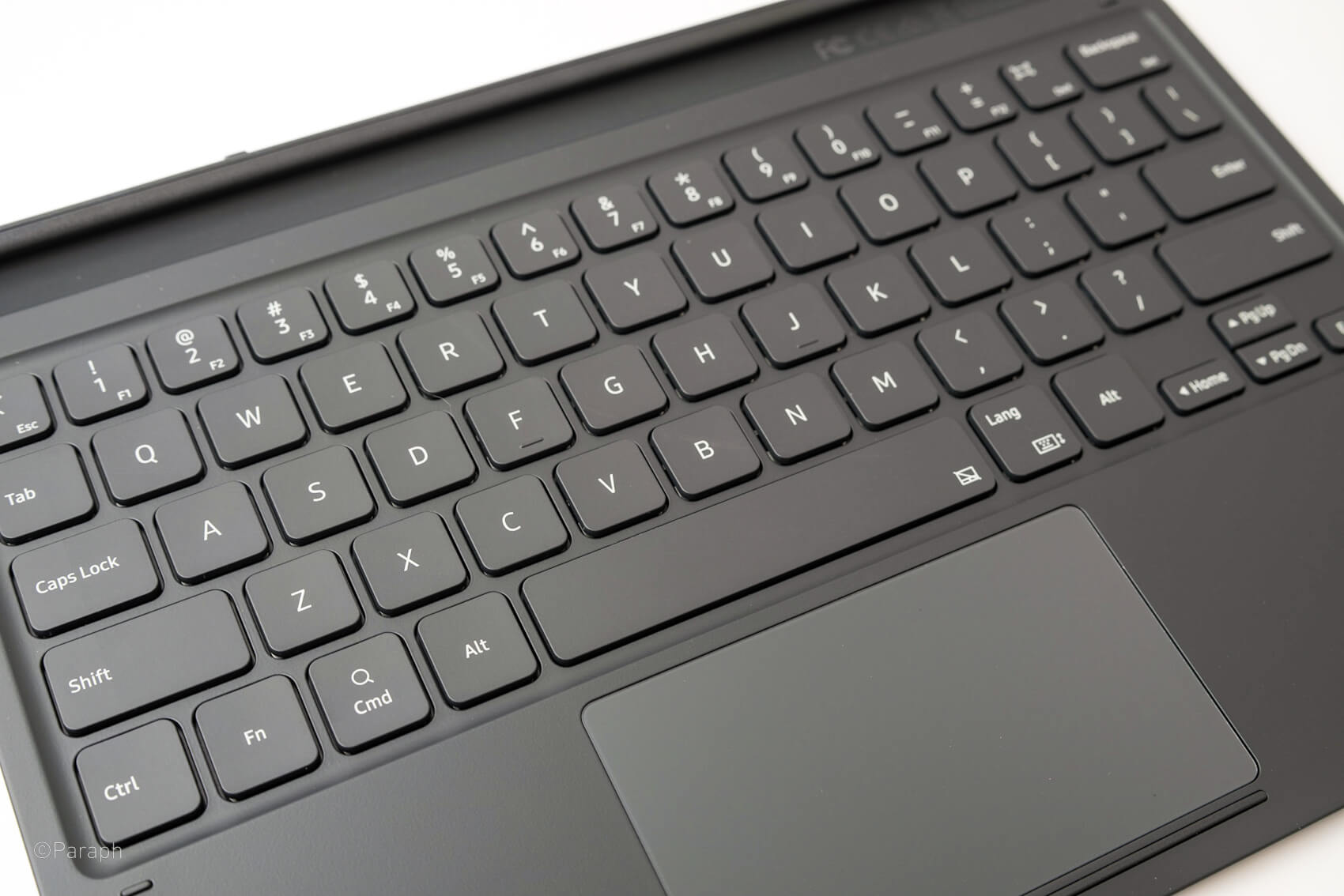 Galaxy Tab S7純正のキーボードカバーは打鍵感は最高だがトラック 